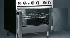 Pot stands, oven liners and the steel oven base tray are all fully vitreous enamelled, allowing for a ready-to-go, easy-to-use oven.