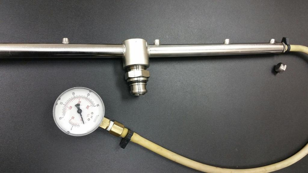 1 AMERICAN DISH SERVICE TECHNICAL SUPPORT MATERIAL Routine and Preventative Maintenance Spray Arm Pressure Testing Tool (088-1048) 088-1048, Tool, Spray Arm with pressure gauge for low temp machines