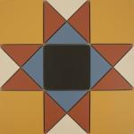 geometric mosaic designs across four