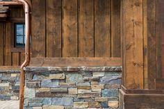 If stone or decorative block veneers are incorporated, the material