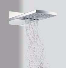 Experience an entirely new shower sensation and enjoy the space to move around freely in all three spray modes.