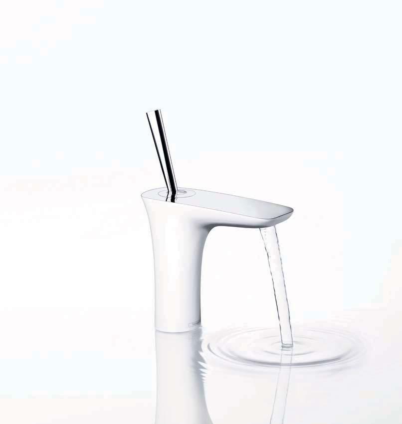 COMFORT ZONE PuraVida basin mixer. Its shape commands attention and is an invitation to touch.