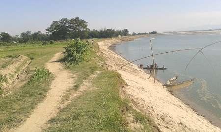 II. FLOOD AND BANK EROSION PROBLEM The River Ranganadi is an aggrading and meandering type of river by nature.