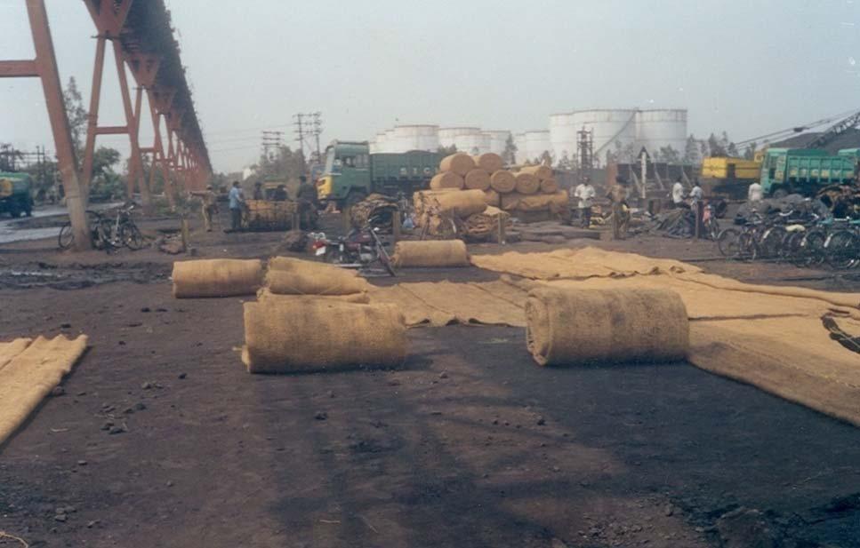 Use of Coir Based Geotextile at Visakhapatnam Port Use of Jute Geotextiles for Improving Performance of PMGSY Roads Objective To study the use of jute geotextile in the road pavement As a drainage