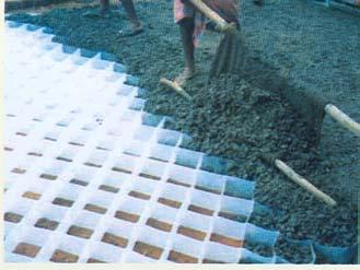 Geocells with geogrid/ geotextile