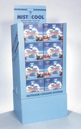Merchandising INFORMATIVE Pre-Pack Displays Shipped in its own display box Eye catching blue color Header board pops