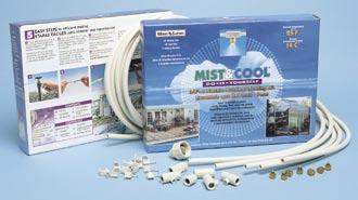 KITS Outdoor Cooling Systems MC552 1/2" PROFESSIONAL OUTDOOR COOLING SYSTEM This top-of-the-line pre-assembled system includes everything for an optimum installation.