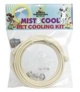 10/carton 16' Coil 1/4" poly hose - 250 PSI rated 3 Misting nozzle tees 1 Compression elbow 1 Hose adapter 4 Brass misting nozzles 4 Mounting clamps MC703 AC PRE-COOLER Save up to 25% of the
