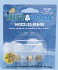 Maximum PSI 300 PREMIUM BRASS MISTING NOZZLES FIT ALL MIST&COOL SYSTEMS EACH NOZZLE USES ONLY 3/4 GPH AT 60 PSI INDIVIDUAL COMPONENTS EXPAND 3/8" SYSTEMS ALL CARDS INCLUDE DETAILED, ILLUSTRATED