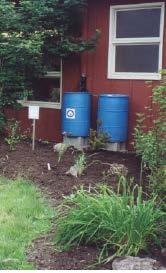 Rain barrels/cisterns Not disposal systems!
