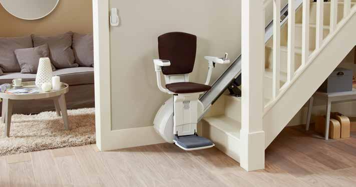 4 Access BDD HomeGlide Extra Stairlift AN ARRAY OF OPTIONS AND ENHANCEMENTS Choosing to have the HomeGlide Extra means you receive all of the features and benefits of the HomeGlide with further