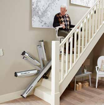 6 Access BDD Standard Options IT S ALL ABOUT YOU When you choose a HomeGlide stairlift you ensure an ideal solution for your staircase.