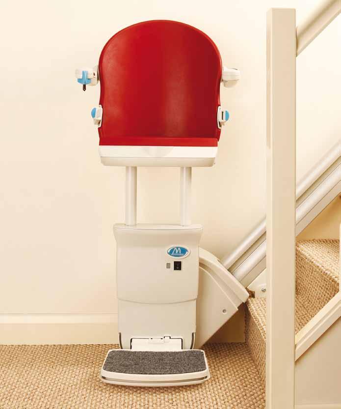 Perch Seats Straight and Curved Stairlifts If you have restricted movement in the knee or hip joints you may find sitting painful. In these situations a perch seat may be the solution.