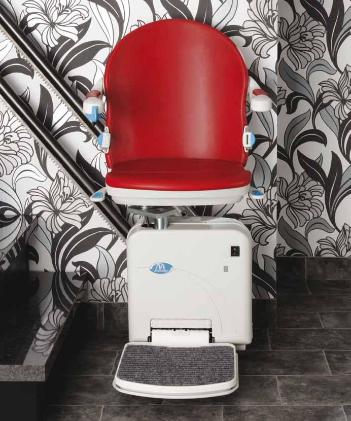 Minivator 2000 Curved Stairlift The Minivator 2000 curved track system is tailored to your individual staircase, ensuring the best fit possible.