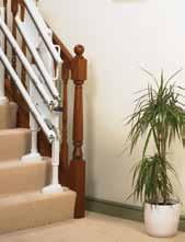 This means that the track can be folded away from the doorway giving clear access. Manual Hinge Powered Hinge 5 Manual Hinges can be lifted when the stairlift is not in use.