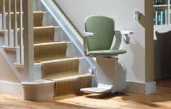 width of unfolded stairlift: