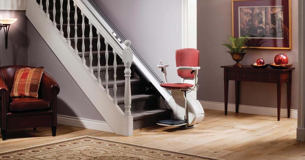 Access Business Development Division HomeGlide Extra Stairlift AN ARRAY OF OPTIONS AND ENHANCEMENTS Choosing to have the HomeGlide Extra means you receive all of the features and benefits of the