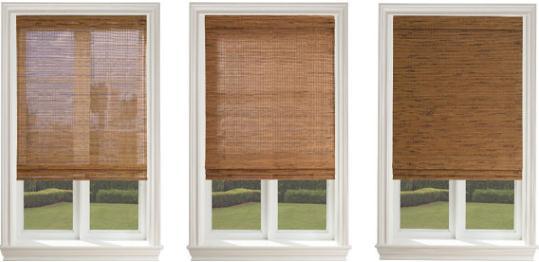 Liner Options Add a liner to Natural Shades to make a room more private.
