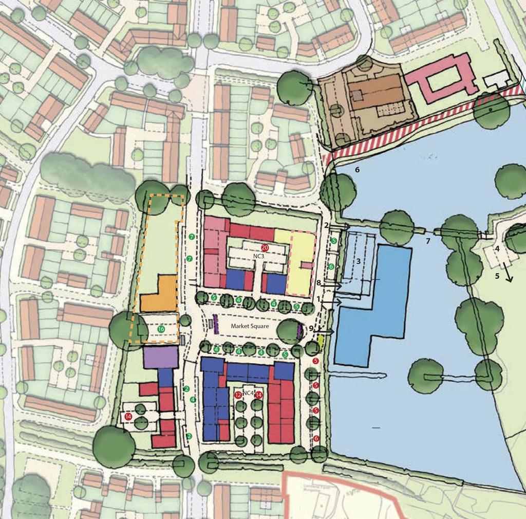 Neighbourhood Centre Proposal The North West Sector Horley development will not only provide up to 1510 homes but will also introduce a variety of community uses to be contained within the