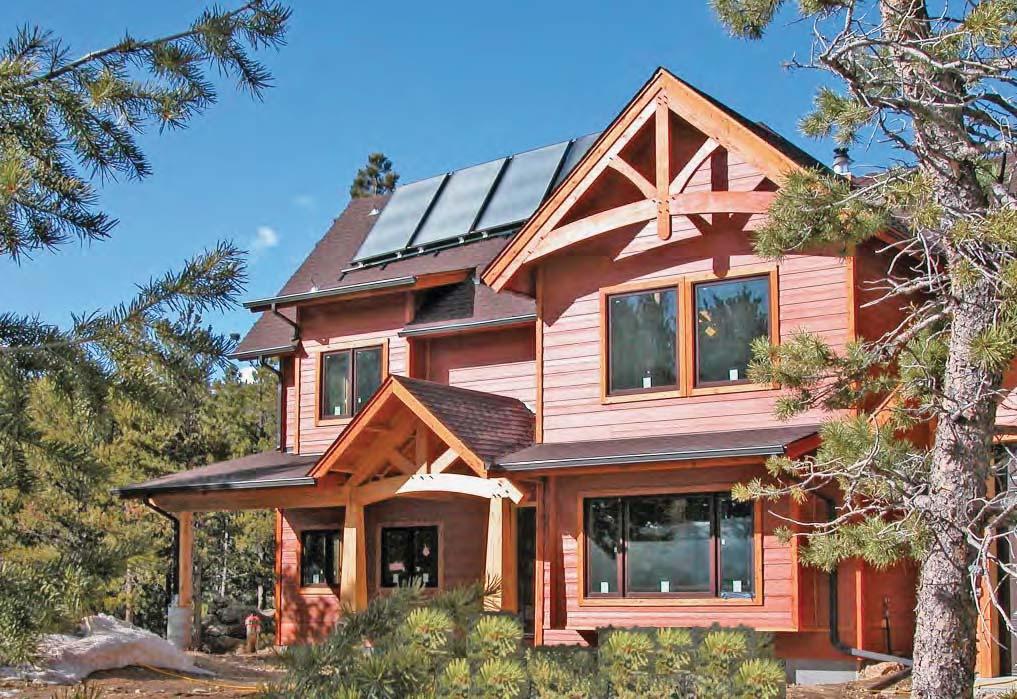 MOUNTAIN RESIDENCE Nederland, CO Energy Efficient Residence with a Northern Coastal Douglas Fir Timberframe