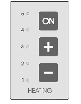 ON/OFF Switch for seat heating (ON) (12) Increase heating temperature (+) (13) Lower heating temperature (-) Installation 1.