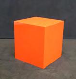 Design cube S24C polyethylene, lighting LED