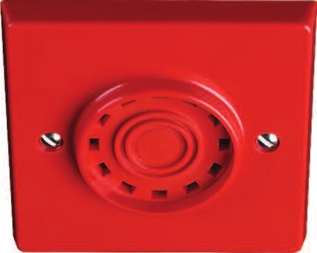 Conventional Product Range Flush Sounder FX003 and FX003W FX003W white flush sounder FX003 red flush sounder Overview The JSB discreet flush sounder
