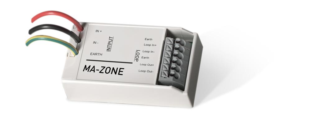 MA-Zone Input Monitor The MA-Zone is a compact single zone input monitor designed to operate with the MA Analog Range.
