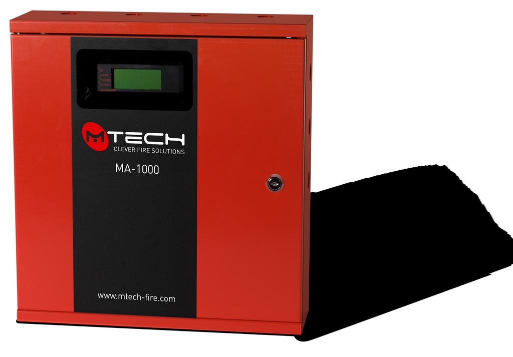 MA-1000 Analog Addressable Panel The MA-1000 panel is an intelligent analog addressable fire alarm control panel with a two-loop configuration, with a future option of a four-loop operation.