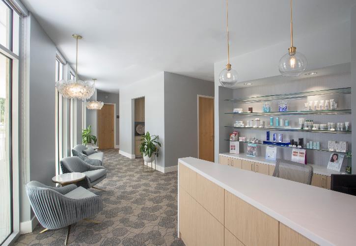 A13.12 The Cosmetic Center was designed to function both independently and in connection with the clinical areas to maximize