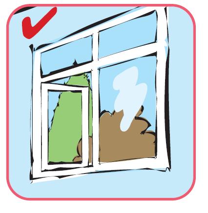 Help to reduce condensation that has built up by cross ventilating your home opening to the first notch small window downstairs and a