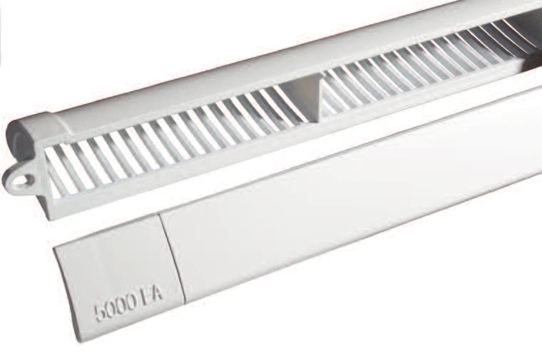 .................................... ULTRA VENT ANd GRILLE...................................... Through frame window ventilator available in three sizes, comprising controllable internal ventilator and matching external canopy grille.