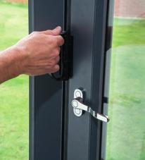 BI-FOLDING DOORS Bi-folding doors glide open to seamlessly join inside and outside space.