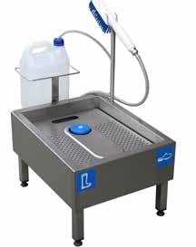 WASHERS The IWM range of washing, disinfection and sanitising stations are designed specifically for areas