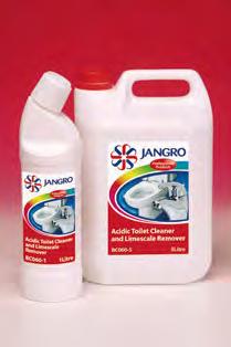 ph: Dilution: ready to use BC00- litre BC00- litre Jangro Acidic Toilet Cleaner & Limescale Remover Thickened acidic