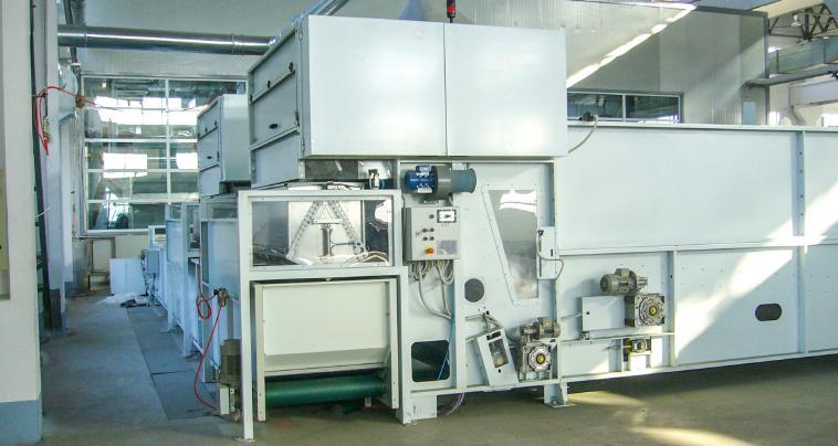 Bale breakers, types AB and ABR for the opening of bales and other compressed agglomerates of textile fibres, in working-width of mm.
