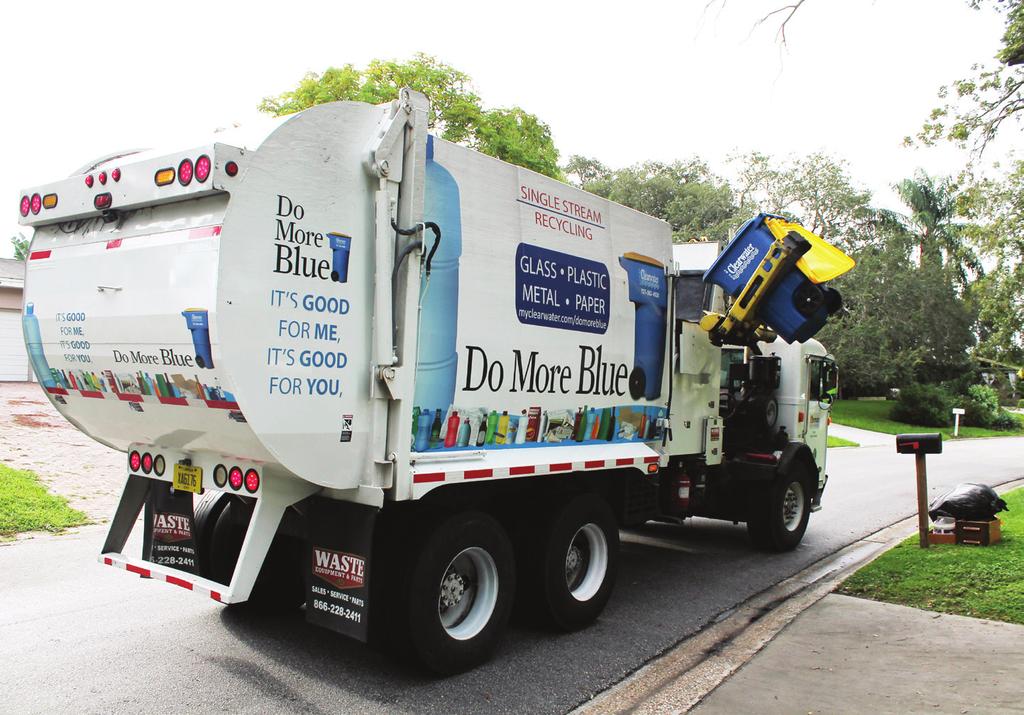 mobile home parks for weekly collection of recyclables.