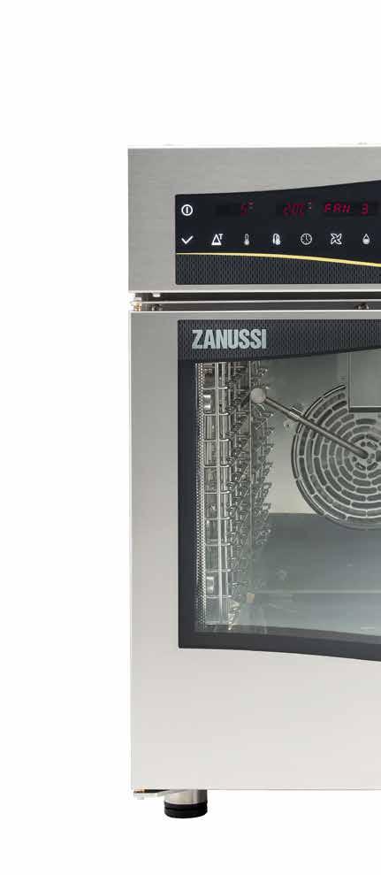 A ZANUSSI OVEN HELPS YOUR BUSINESS ENTIRELY AUTOMATIC CLEANING A choice of three washing cycles.
