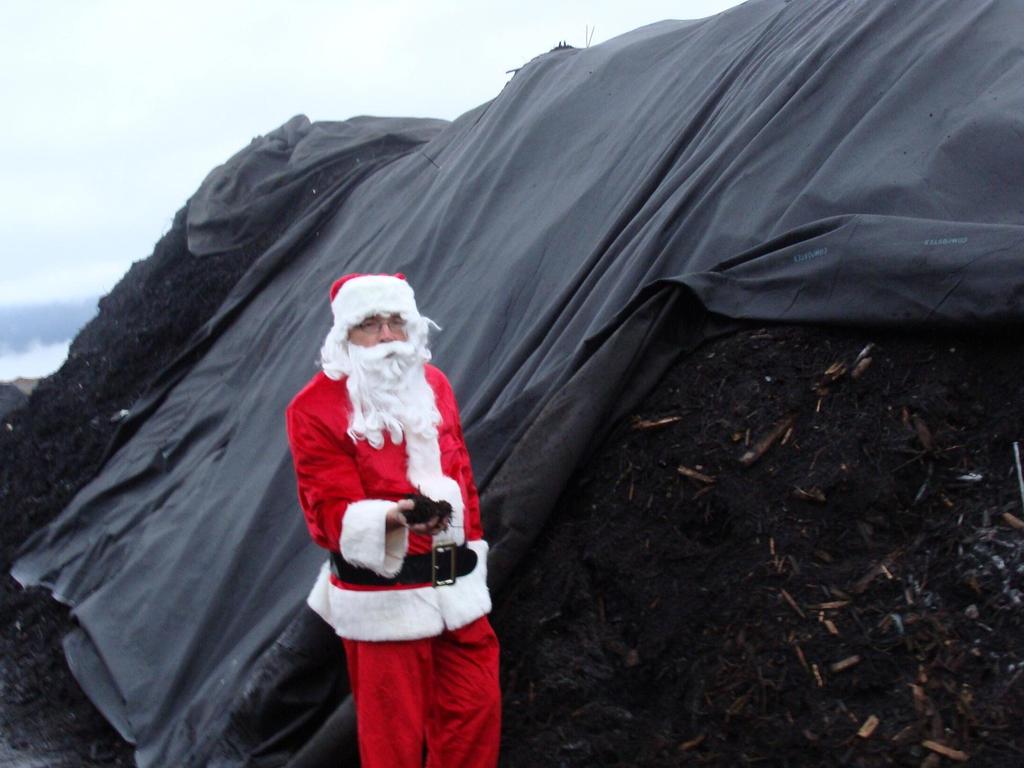 Santa takes Mission s compost