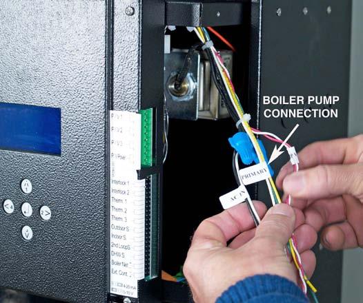 Important Note: Each boiler pump must be under the control of its own unit.