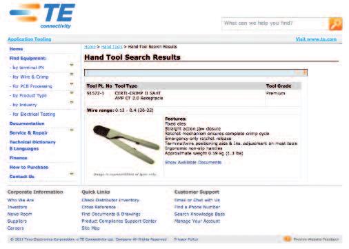 /europe a dedicated European Tooling Website with: Powerful searches to find generic equipment options (Hand Tools /