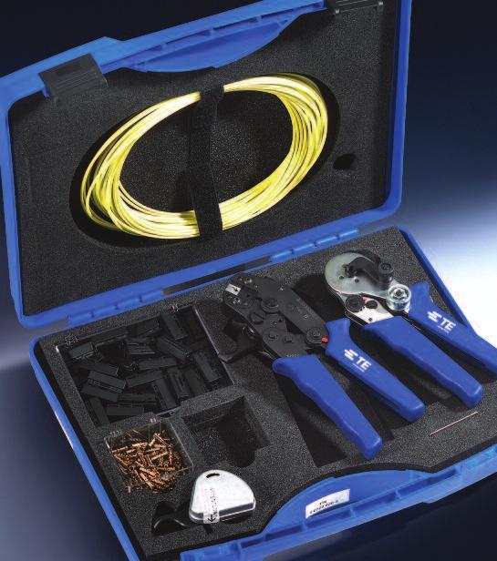 MOST Repair Kits Features Simple and inexpensive solution for repair work in the workshop. Crimp hand tool, cutting hand tool and spare cutting unit available as complete set.