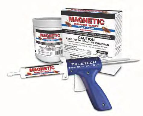 Magnetic Roach Bait is an easy-to-use long-lasting, attractive borate bait that can be used as a control or preventative for cockroach infestations. It contains 33.