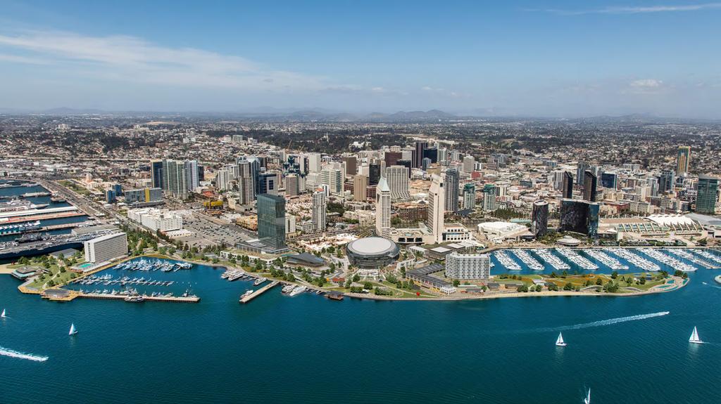 The Embarcadero District will be a place for The Embarcadero District includes a world-class event venue, a variety of hospitality options, urban spaces.