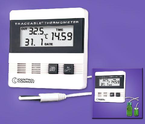 Thermometer displays current, minimum, and maximum temperatures. Most importantly, it captures and shows the exact time and date when the minimum and maximum temperature occurred.