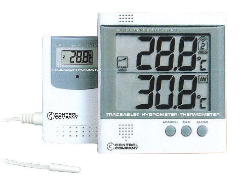 The alarm sounds when the temperature rises above or falls below the two set points. Jumbo digits (1⅛ inches high) may be read from 25 feet. Cases are high-impact, chemical-resistant ABS plastic.
