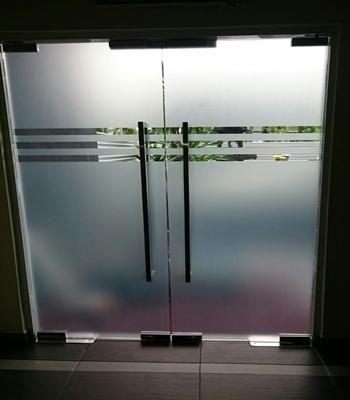 Make some design and privacy to your office glass or room.