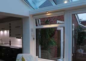 lusso LIGHT SLIMMER PELMET FOR INCREASED INTERNAL LIGHT The intelligently-designed continuous box-section around the roof avoids the needs for plastering and simply allows the trims and cladding (all