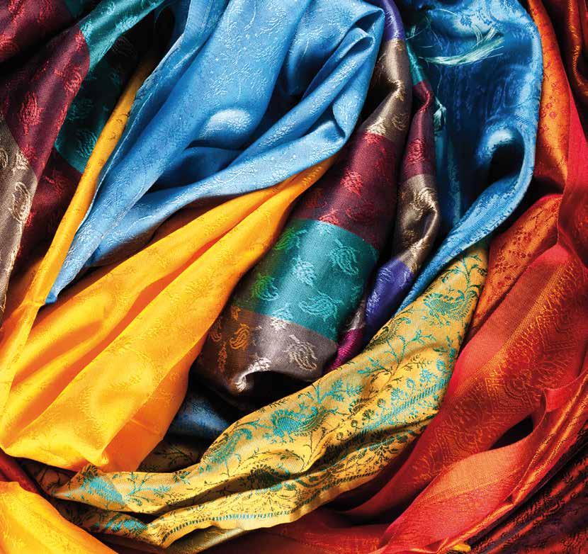 COLOR MANAGEMENT: FOR BRILLIANT COLORS The versatility of silicones makes them compelling: in polyester fabrics, they offer a soft hand, intensify colors and allow for brilliant pigment printing.