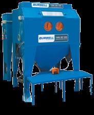 ACHIEVING EFFICIENCY AND PRODUCTIVITY For high performance blasting efficiency and productivity Burwell Technologies manufacture a range of Australian Made Abrasive Blasting Cabinets in Suction and